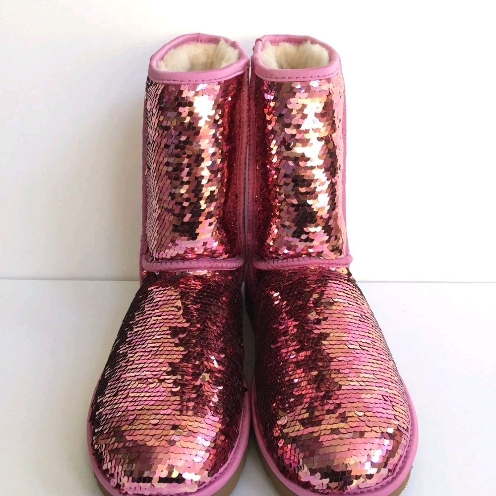 UGG Pink Sequin Boots